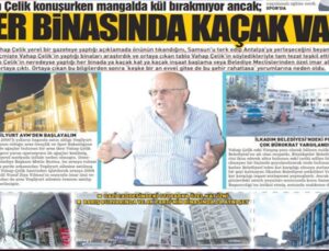 MAĞDUR ÇALIŞANLARIN MAAŞINI VAHAP ÇELİK ÖDESİN!