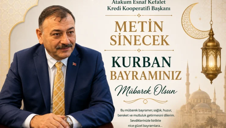 Metin Sinecek’ten bayram mesajı….