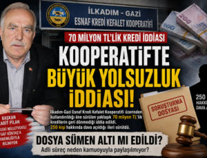 İlkadım-Gazi Esnaf Kredi Kefalet Kooperatifi’ndeki 70 Milyon TL’lik Kredi İddiası: Dosyanın Akıbeti Merak Ediliyor
