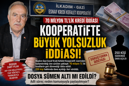 İlkadım-Gazi Esnaf Kredi Kefalet Kooperatifi’ndeki 70 Milyon TL’lik Kredi İddiası: Dosyanın Akıbeti Merak Ediliyor