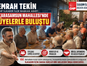 Yeni Parti İlkadım İlçe Başkan Adayı Emrah Tekin, Karasamsun Mahallesi’nde Üyelerle Buluştu