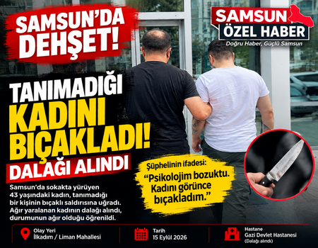 SOKAKTA DEHŞET! TANIMADIĞI KADINI BIÇAKLADI: DALAĞI ALINDI