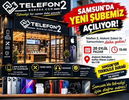 Telefon 2’nin Atakent Şubesi 20 Eylül’de Açılıyor