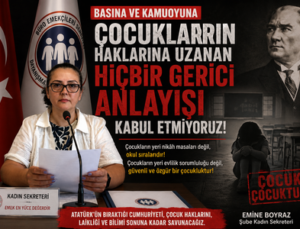 Samsun Büro Emekçileri Sendikası: “Çocukların haklarına uzanan hiçbir gerici anlayışı kabul etmiyoruz”