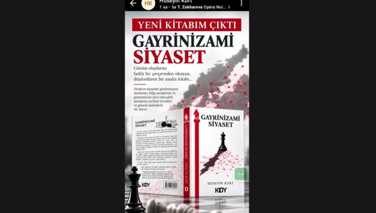 Ezberleri bozacak kitabın adı; Gayrinizami siyaset…