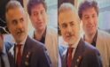 Eski bakanın korumasına fırçası kamerada