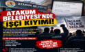 ATAKUM BELEDİYESİ’NDE İŞÇİ KIYIMI!