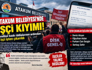 ATAKUM BELEDİYESİ’NDE İŞÇİ KIYIMI! SENDİKAL BASKI İDDİALARININ ARDINDAN 4 İŞÇİ İŞTEN ÇIKARILDI