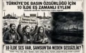 10 İLDE BASIN ÖZGÜRLÜĞÜ İÇİN SES YÜKSELTİLDİ, SAMSUN’DAKİ 8 BASIN ÖRGÜTÜ NEDEN SESSİZ?