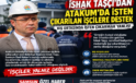İSHAK TAŞÇI’DAN ATAKUM’DA İŞTEN ÇIKARILAN İŞÇİLERE DESTEK: KIŞ ORTASINDA İŞTEN ÇIKARMAK YANLIŞ!