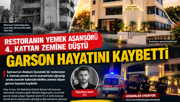 30 YIL ATIL KALAN BİNADA FACİA! Atakum’da Garsonun Ölümü Soruları Beraberinde Getirdi